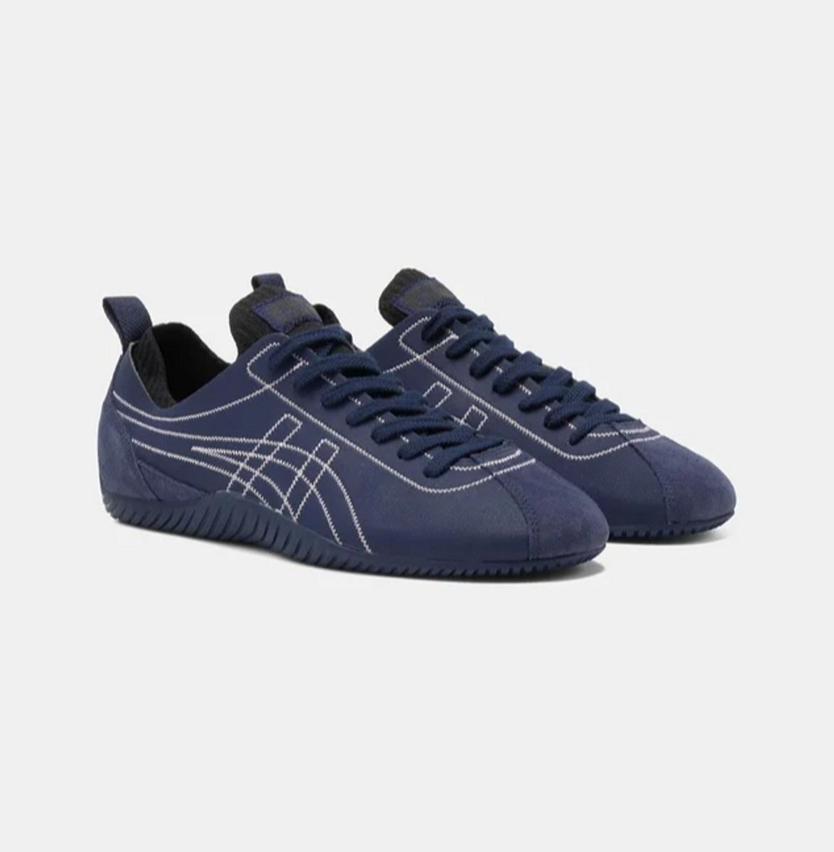 peacock blue onitsuka tiger sneakers 