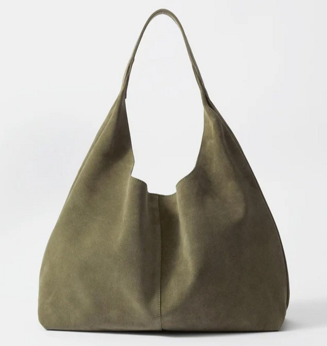 slouchy seude tote
