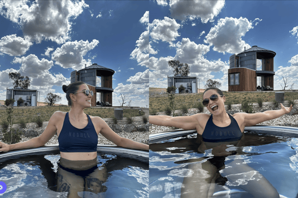 outdoor hot tub silos accommodation couples staycation romantic getaway