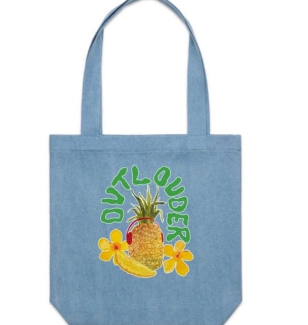 mamamia outloud merch pineapple tote bag
