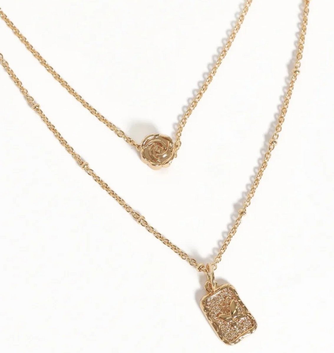 gold necklace set from Petal & Pup 