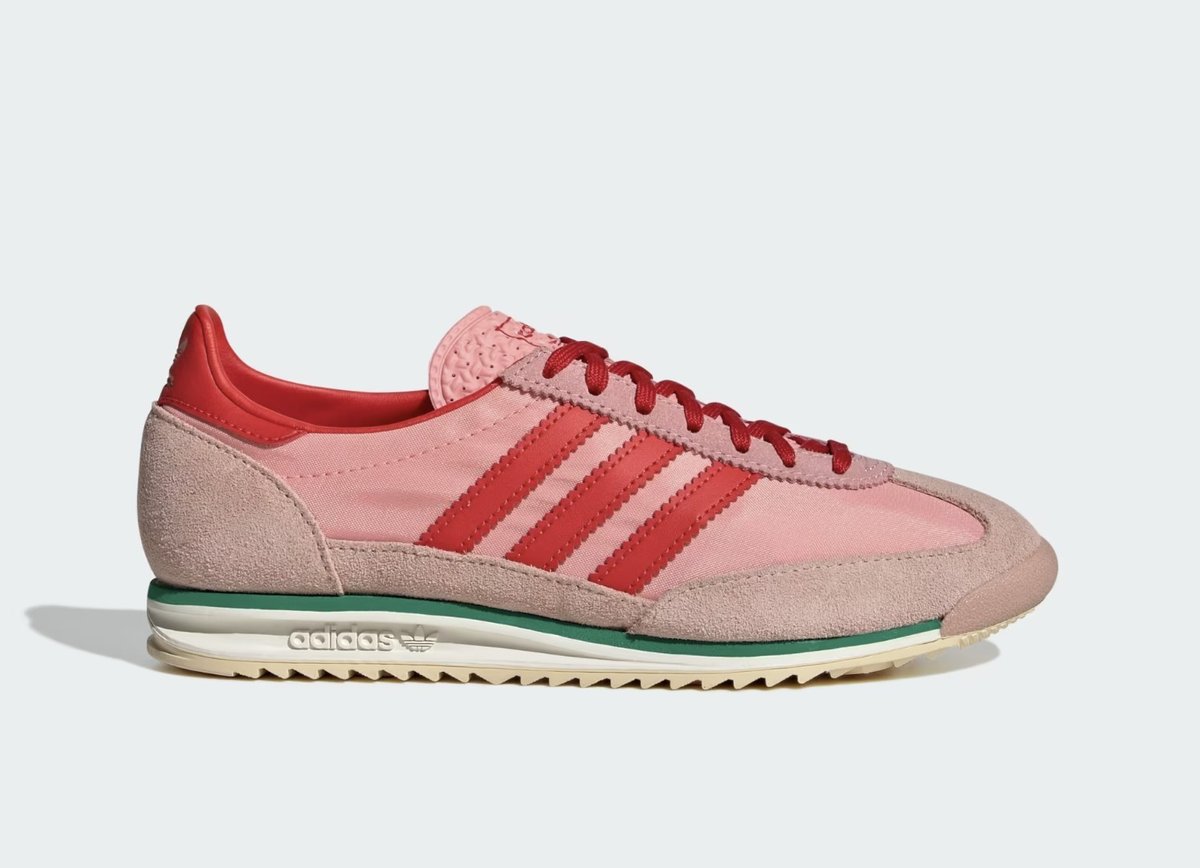adidas Originals SL 72 OG sneakers in pink red spark