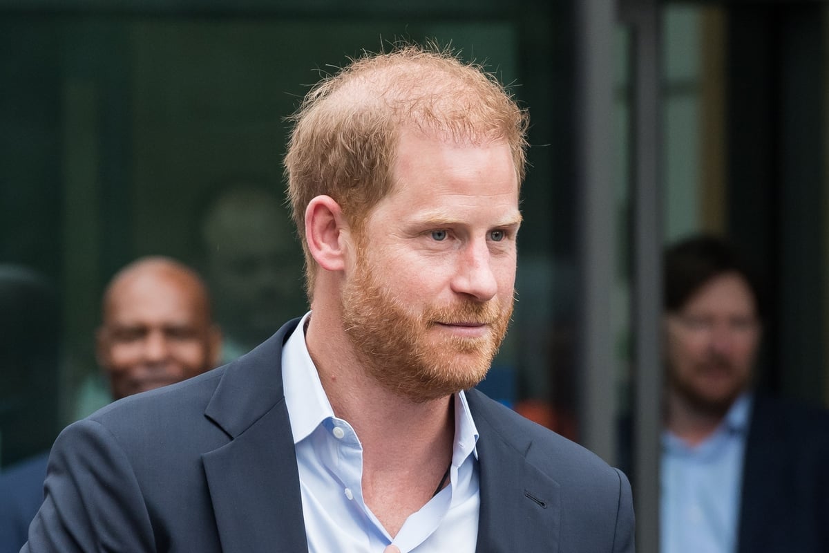 Prince Harry, the Duke of Sussex, leaves The Royal British Legion Centre for Blast Injury Studies at Imperial College London in London, United Kingdom on September 10, 2025. 