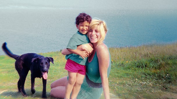 Rachel Nickell and her son Alex