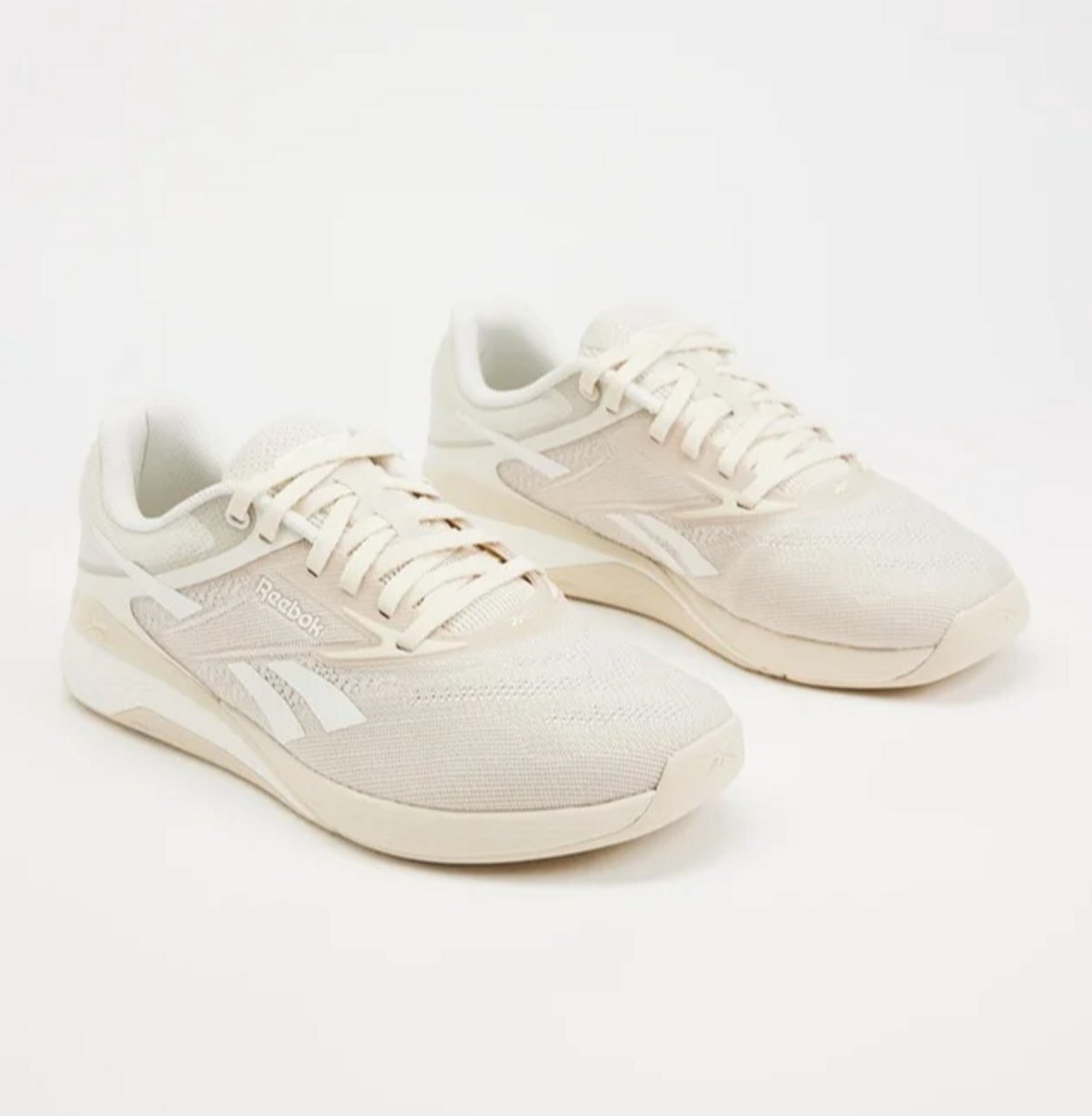 white Reebok sneakers 