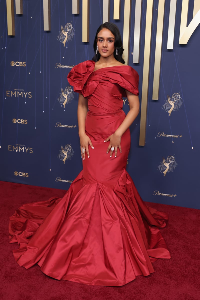 Shabana Azeez attends the 77th Primetime Emmy Awards at Peacock Theater