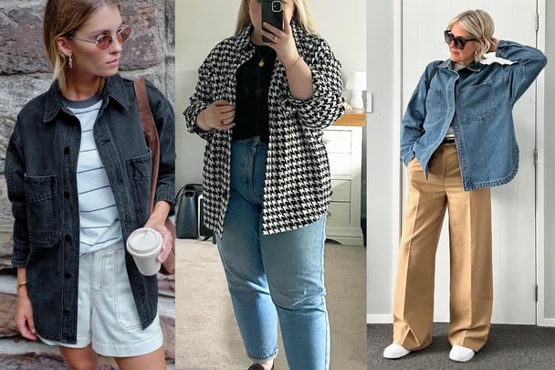 women wearing different shackets 