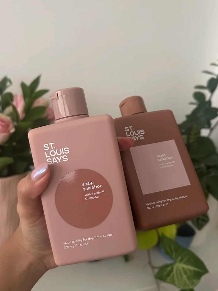 St Louis Says Scalp Salvation Shampoo. Image: Supplied.