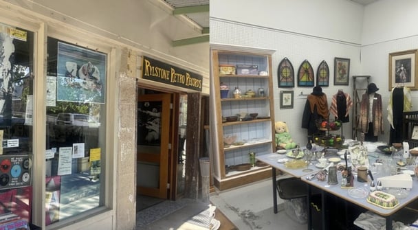 Shops in Rylstone.