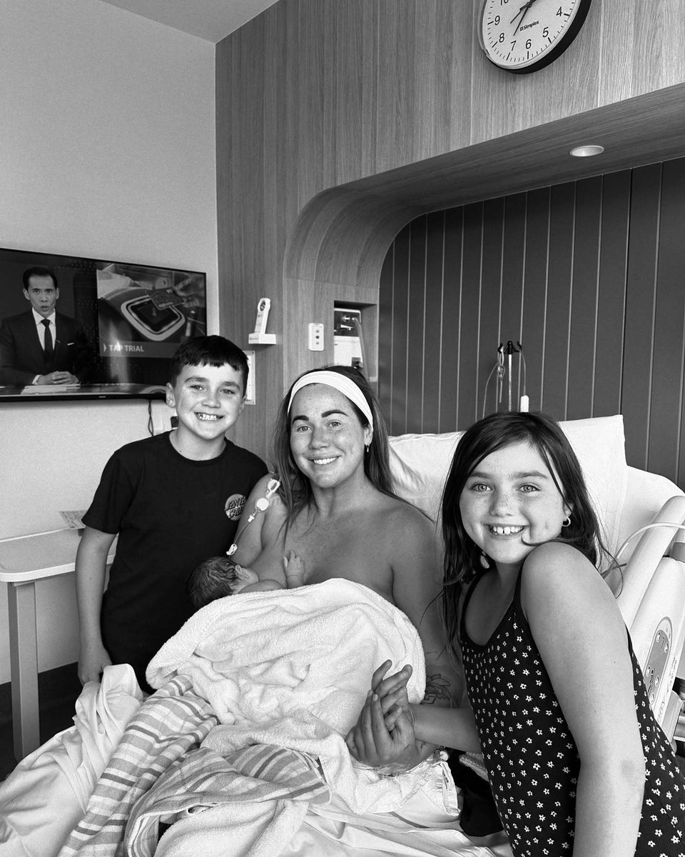 Sophie Cachia has welcomed her third child. 