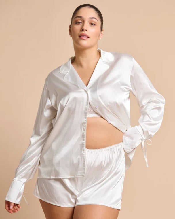 Kat The Label Matilda Long Sleeve Set Ivory