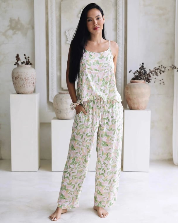 Lucia The Label Mika Pyjama Set Petal