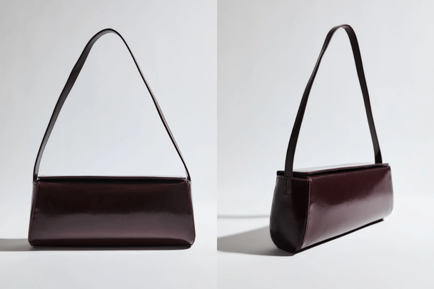 baguette bag st agni Bordeaux maroon