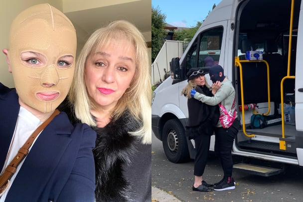Stephanie Browitt recovering with the support of her mother and family
