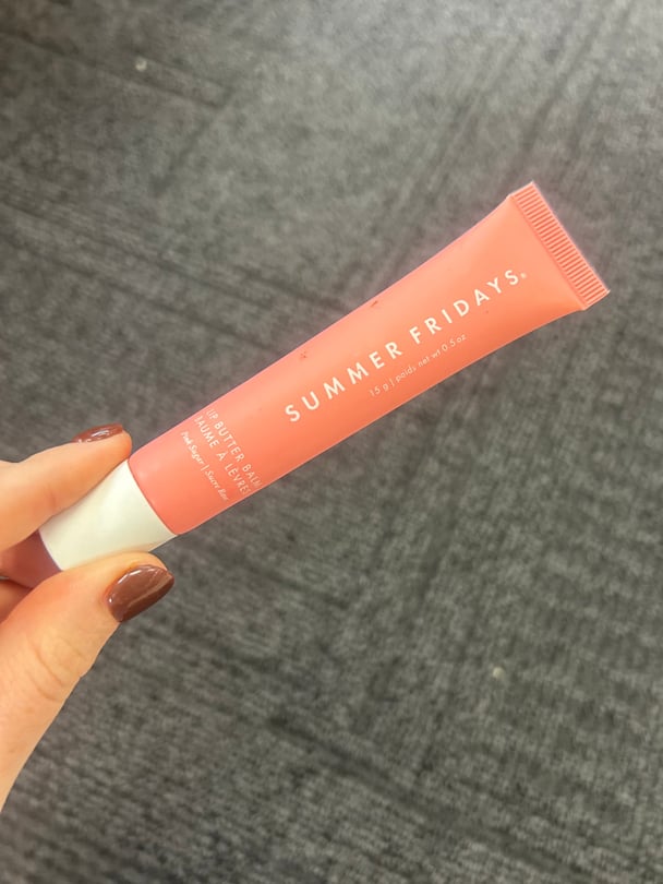 Pink sugar Summer Fridays balm.