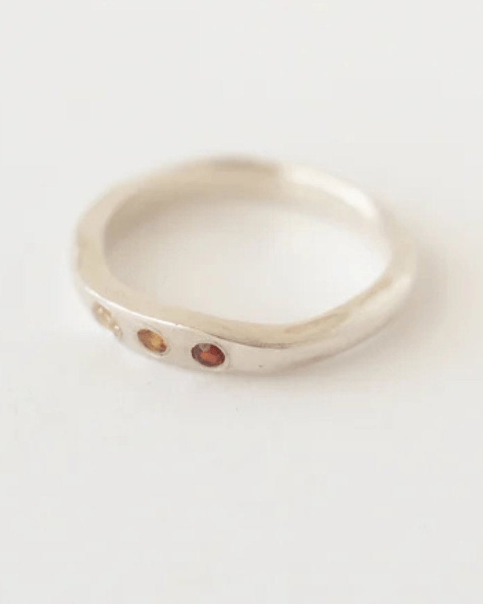 Argent Silversmith Fine Birthstone Ring Silver