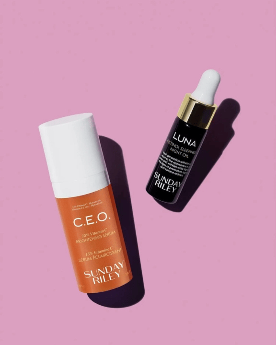 Sunday Riley Multivitamins C.E.O. Vitamin C Serum and Luna Kit