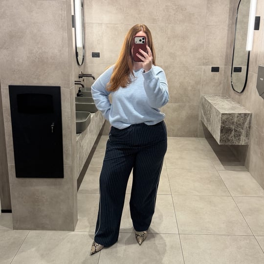 'These $40 "corporate trackies" are all I'll be wearing to the office this winter.'