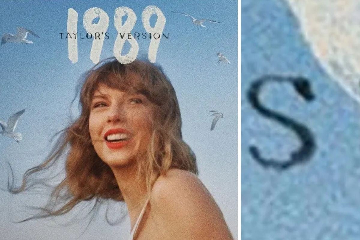 The hidden snake is visible on the 1989 (Taylor's Version) cover.