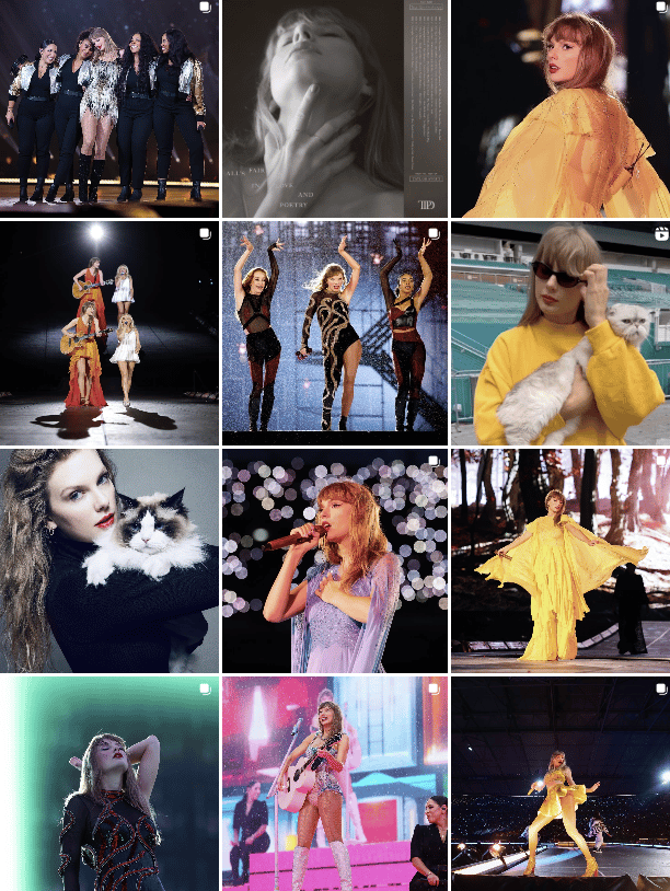 Taylor Swift's instagram has a stream of yellow posts which fans think is the 'yellow brick road' to the Emerald City, Vancouver, where she will announce a re-recording