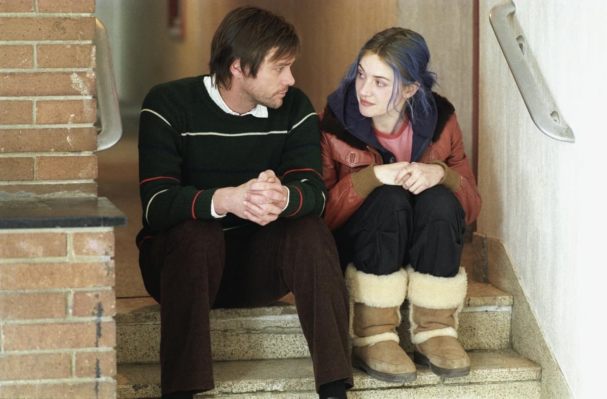 The Eternal Sunshine of the Spotless Mind Jim Carrey and Kate Winslet
