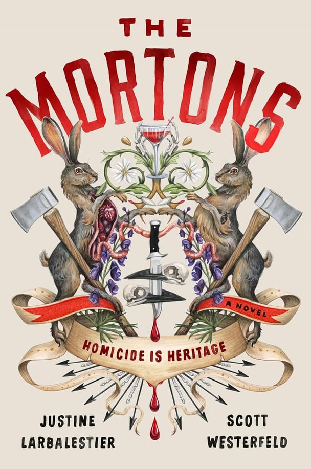 The Mortons by Justine Larbalestier and Scott Westerfeld book cover.