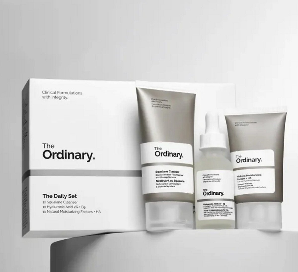 The Ordinary The Daily Set, with 3 products 