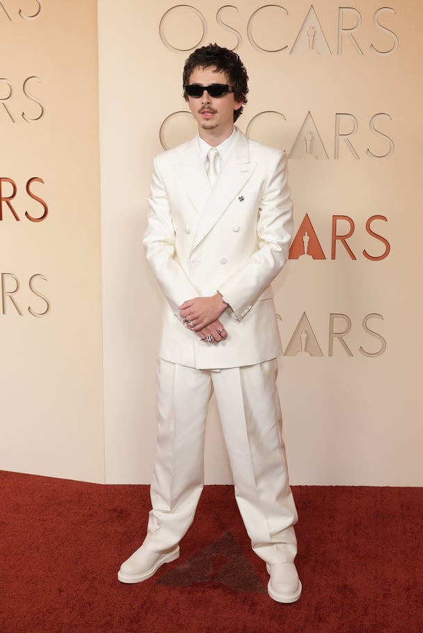 Timothée Chalamet at the Oscars.