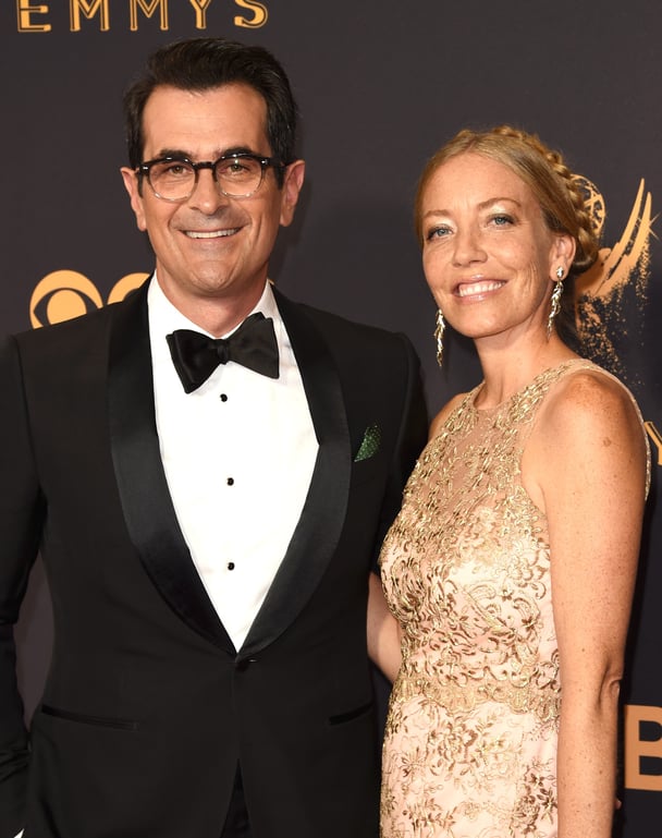 Burrell (L) and Holly Burrell attend the 69th Annual Primetime Emmy Awards at Microsoft Theater on September 17, 2017 in Los Angeles, California