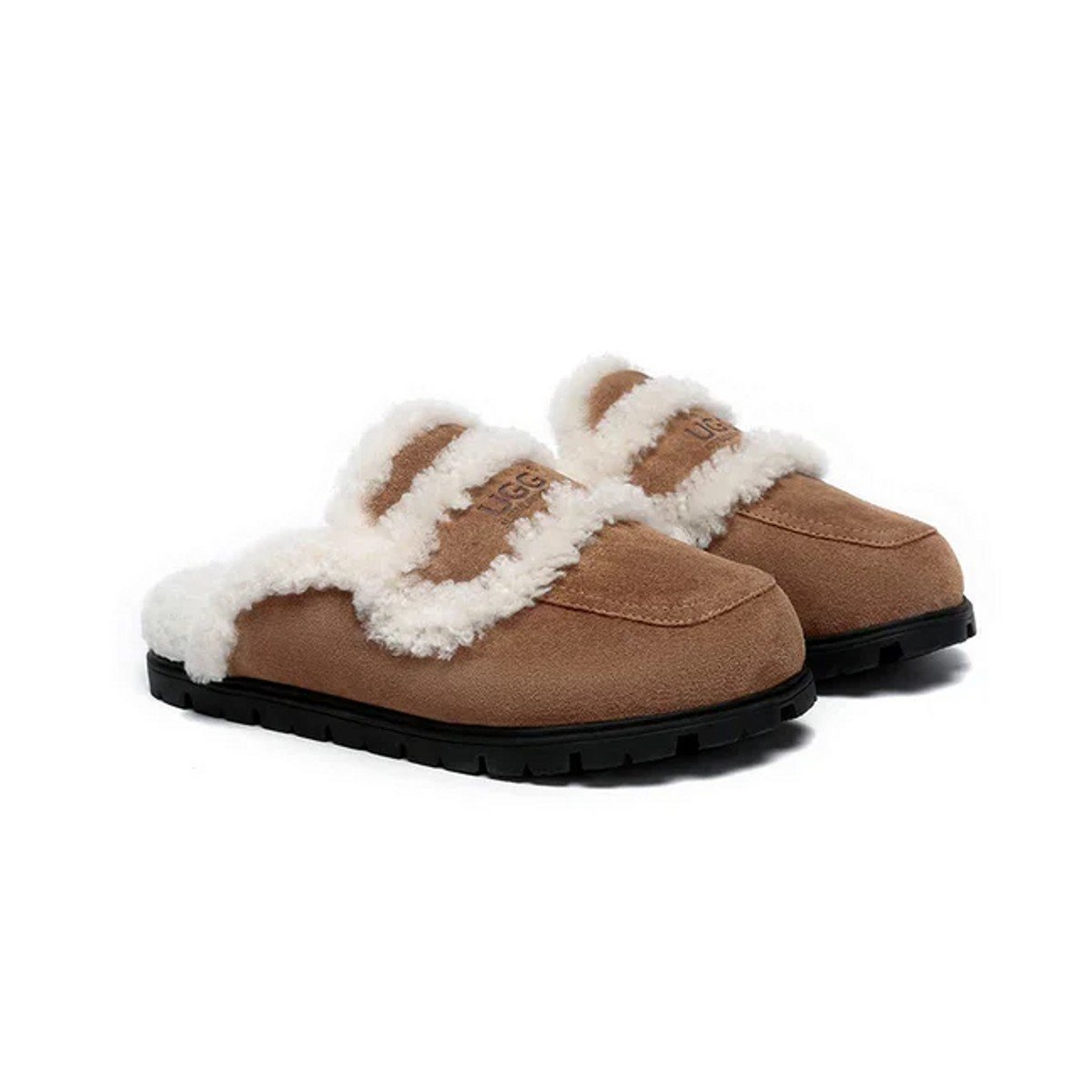 sheepskin slippers in brown from Australian Shepherd