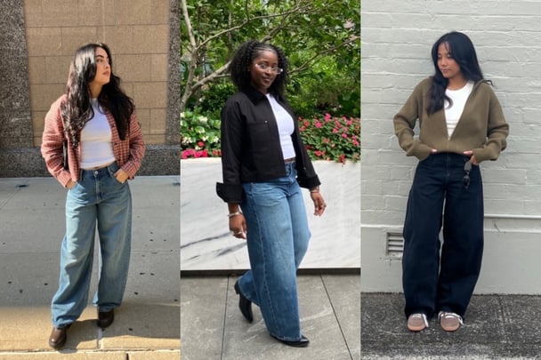 uniqlo baggy curve jeans