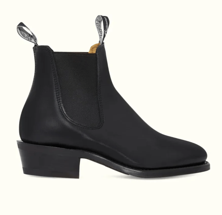 R.M.Williams Black Comfort Lady Yearling boots.