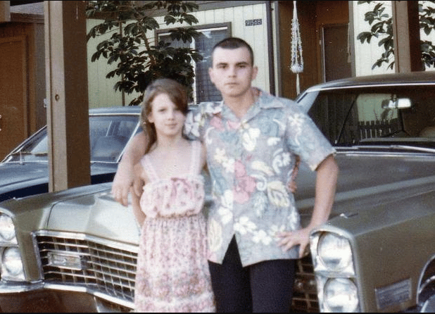 Mary Louise Day with her stepfather, William Houle.