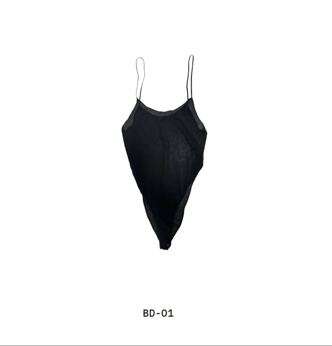 photo of a black bodysuit 