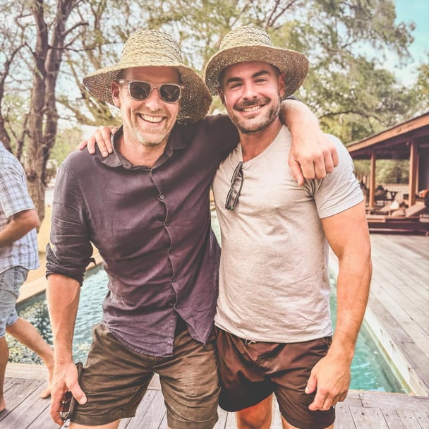 Zac Efron and Joost Bakker are working on the major project together. Image: Instagram/JoostBakker